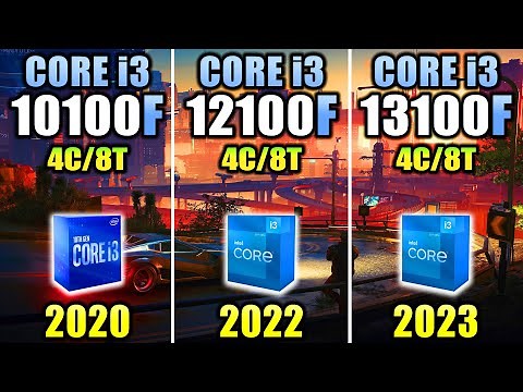 i3-10100F vs i3-12100F vs i3-13100F - How Much Performance Improvement?