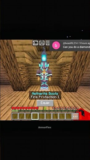 Minecraft diamond flex armor trim