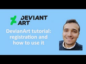 DevianArt tutorial: registration and how to use it