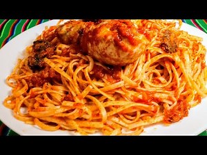 TALLARÍN ROJOS CON POLLO