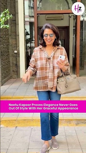 Neetu Kapoor Proves Elegance Never Goes Out Of Style With Her Graceful Appearance I HerZindagiBuzz
