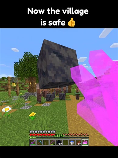Making the Village Safe in Minecraft