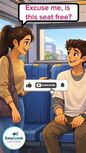 Beginner English Conversation | First Meeting on the Bus 🚌 | Daily English Practice