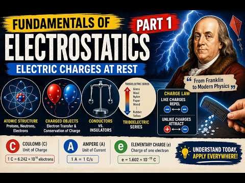 ELECTROSTATICS PART 1 (INTRODUCTION TO NATURE OF CHARGES)