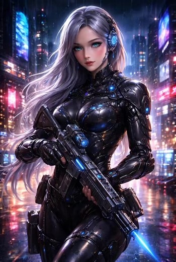 🌃 A futuristic cyber city at night ✨ Where technology and humans become one 🤖 Would you live in this future world? 👀 ❤️ Like if you love futuristic vibes 🔥 Follow for more AI creations #aiart #cyberpunk #futuristic #fyb #xuhuong