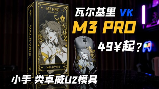 这49起？这太值了吧兄嘚！VK 瓦尔基里M3 德古拉配色 无线游戏鼠标使用有感