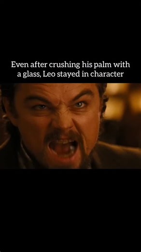 Sahill Massey on Instagram: "In Django Unchained (2012) one of the most unforgettable moments comes during the intense dining room scene with Leonardo DiCaprio as Calvin Candie. While delivering his lines, DiCaprio accidentally smashed a glass in his hand, cutting his palm badly. Instead of breaking character, he powered barrels O sawed-off through the pain and finished the scene with full intensity. Quentin Tarantino was so impressed by DiCaprio's commitment that he kept the take in the final f