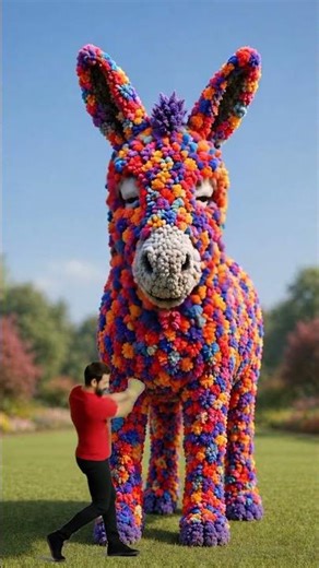 The mascot vibrato assistant placed on the football field is popular, co-produced #3danimals #ep74💯