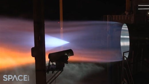 Watch Blue Origin’s BE-4 Engine Gimble At Full Power