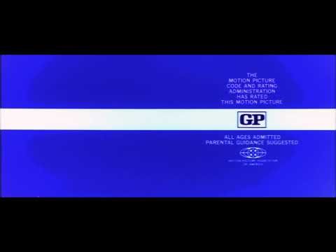 A Universal Picture/MPAA Rating Card (GP, 1971)