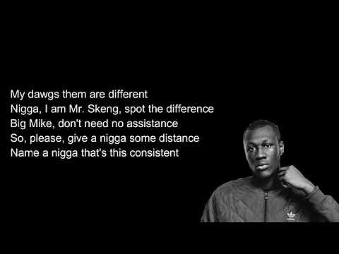 Stormzy - Sound of the skeng (LYRICS)