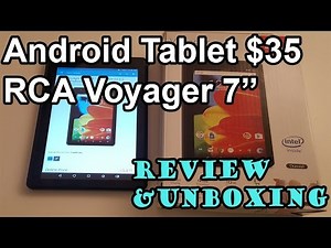 Cheap Android tablet that works - RCA Voyager 7 - review and unboxing