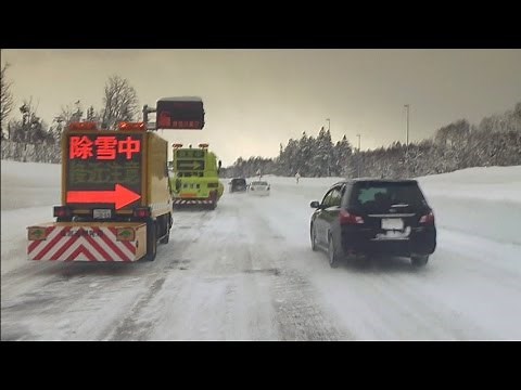 北海道ロングドライブ#１９ 真冬のオロロンラインを南下 宗谷岬→岩見沢 ３２３km Drive in Hokkaido, Cape-SOUYA to IWAMIZAWA