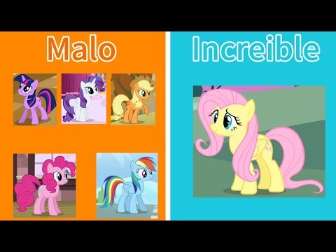 Hice una Tier List de todos los personajes de MLP (Parte 1)