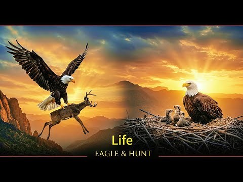 Eagles, Falcons | Birds of Prey Full Life Cycle & Hunting in 8K Cinematic Wildlife Documentary