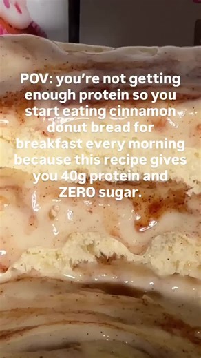 Weight Loss Cinnamon Donut Bread 🤎🍩🍞 When you combine these ingredients, you naturally boost your GLP-1 and feel full so you eat less—and this recipe already has the golden ratio for your body’s natural GLP-1 activation: 40g protein, 5g fiber, and under 300 calories. That’s how it helps you hit your weight loss goal of 1–2 lbs a week. MACROS: 💪40g Protein | 🔥 10g Carbs | 🧁 8g Fat | ⚖️ 295 Calories Ingredients: 🤎 1 scoop Protein Milkshake Cupcake Batter (link in bio) 🤎 2 tbsp Greek Yogurt