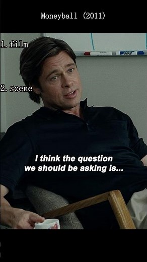 🎬 Title: Moneyball (2011) | Billy Questions Peter's Faith in the Strategy