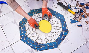 Room Transformation and Floor Tile Repair