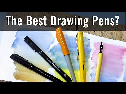The BEST pens for Drawing? - My five favourite SKETCHING Pens