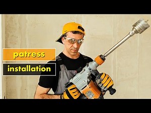 How to install an outlet pattress