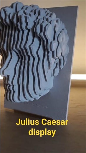 Making a Julius Caesar (wall) display #3dprinting #diy