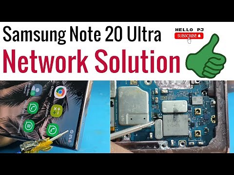 Samsung Note 20 Ultra No Signal /No Network/No service/emergency service solution