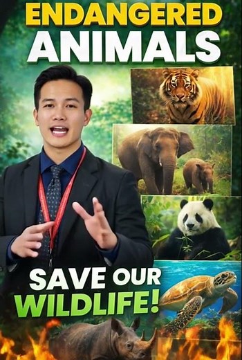 🌍 Save Endangered Animals – Protect Our Planet’s Future!