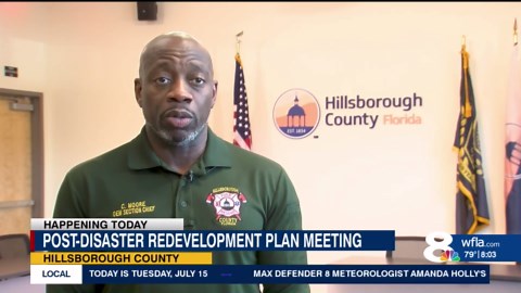 Hillsborough County holds post-disaster redevelopment plan meeting