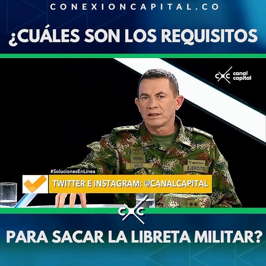 ¿En trámite para sacar la libreta militar por primera vez? Preste atención. En #SolucionesEnLínea le contamos cuáles son los requisitos requeridos por la Dirección de Reclutamiento → | Canal Capital