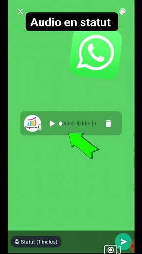 57K views · 1.4K reactions | Insérer un audio ou une musique en statut sur Whatsapp #whatsappstatus #astuce #phone #android #apple | L'Ingénieur Y | Facebook