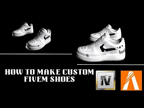 How to make custom GTA 5 designer shoes fivem step by step