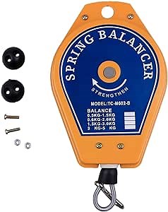 Retractable Spring Balancer 0.6-2kg Tool Fixtures Holder Hanging for Assembly-line