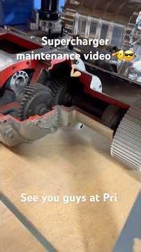 Root style Blower/supercharger maintenance. ￼#bds #blowerdriveservice #burnoutwars #usarmy