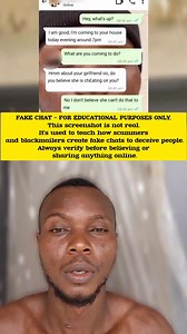 SCAM AWARENESS EDUCATION The chat screenshot you see in this video is FAKE — created only for awareness and education. Many scammers and blackmailers use fake WhatsApp chats to deceive people into buying things or sending money. Please don’t believe every screenshot you see online. Always verify, ask questions, and stay alert. This video is for public education and digital safety — helping people avoid online fraud. | Media Zeal