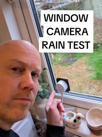 Testing Window Camera Performance in Rainy Conditions