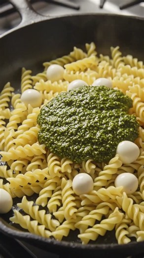 High-Protein Chicken Pesto Pasta Bowl | Easy Healthy Dinner #bariatric