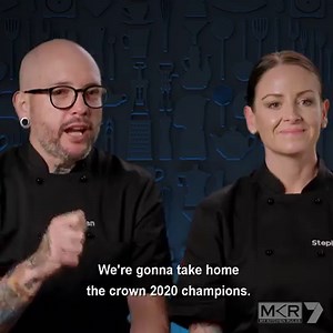 Dan & Steph are ready to take the crown again. 👑 Jake & Elle are ready for redemption. 💪 This is a Grand Final you don't want to miss. 🔥 #MKR Grand Final Tonight 8.00 on Channel 7 | My Kitchen Rules