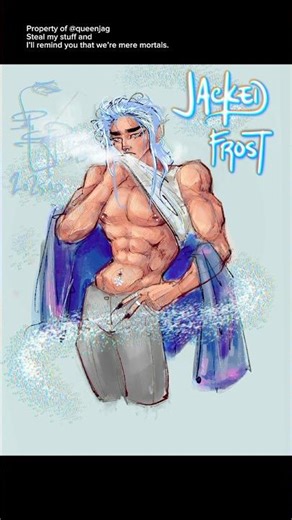 So I drew Jack Frost… #art #artist #drawing #oc #digitalart