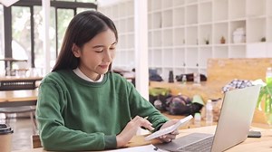 Asian Business Woman Business Document Check Stock Footage Video (100% Royalty-free) 1096589225 | Shutterstock