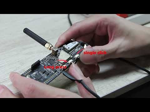 LILYGO T-Beam connected to helium platform