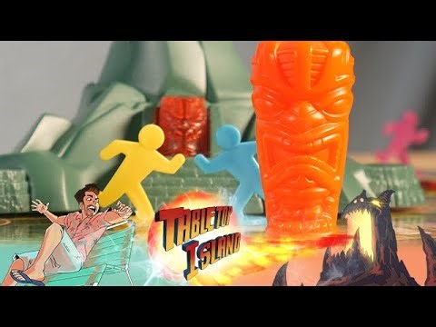 Volcano Island Countdown Board Game Review/Commercial