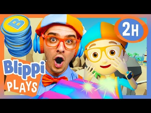 I Find a SECRET Treasure Chest!!! 🪙 BEST OF BLIPPI PLAYS ROBLOX! 🎮 Gaming Videos for Kids