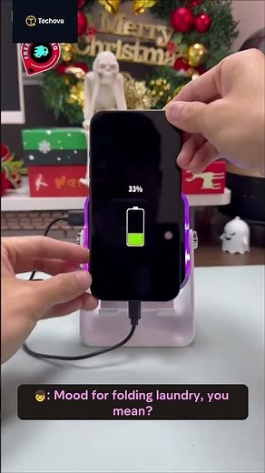 🔊 10W Wireless Charging Phone Stand with Built-In Speaker & RGB Light