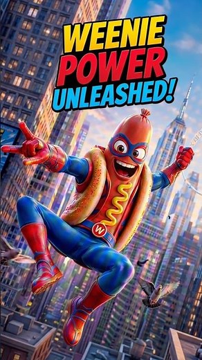 When a Weenie Becomes Spider-Man 😂🕷️ #Shorts #SpiderWeenie #Funny #Meme #Comedy