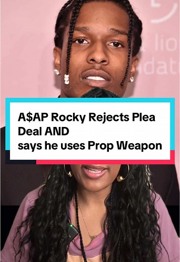 A$AP Rocky Rejects Plea Deal and Uses Prop Weapon
