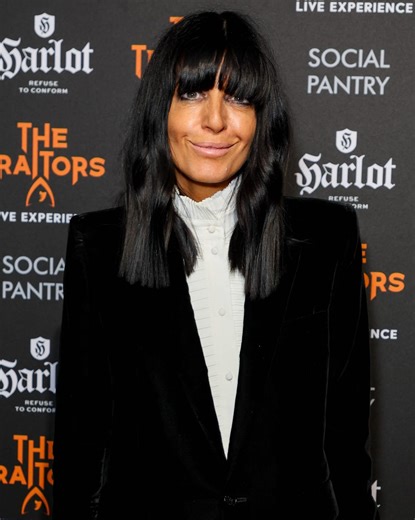 Spot the difference: Celebrity Traitor’s Alan Carr transforms into Claudia to pose with ‘murdered’ faithful