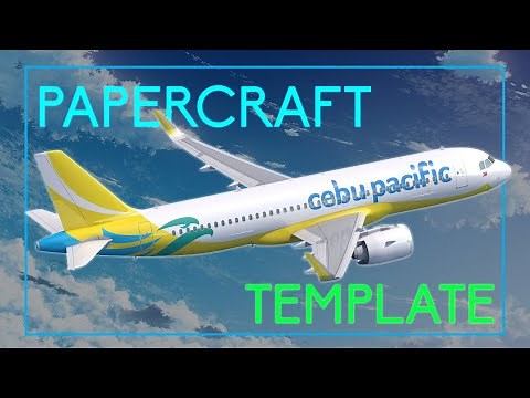 [REPAINT] CEBU PACIFIC A320NEO RP-C3239 Papercraft Template