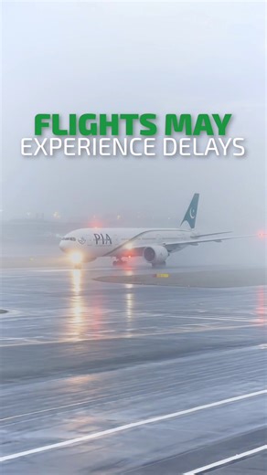 Fog Advisory! Heavy fog may affect flight operations and cause delays or changes. Passengers are advised to check flight status before travelling. 📞 Make sure your contact details are updated for timely notifications. 📲 WhatsApp help 24/7: 92-21-111-786-786 #TravelAdvisory #PIA #followers #everyone #StaySafe #FogAlert | Pakistan International Airlines