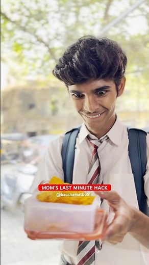 Mom’s Last Minute Hack #shorts #school #childhood #funny #explore #nostalgia #memories #fun