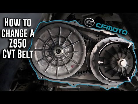CFMoto Z950 Sport: How to change the CVT belt